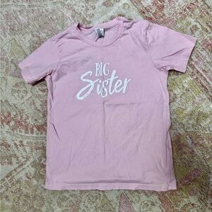 ‼️4/$20‼️ Bella Canvas Light Pink 'Big Sister' Tee